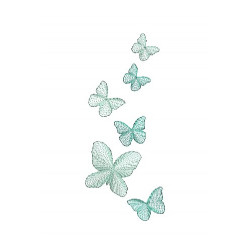 Stickdatei - Schmetterlinge Relief